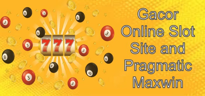 Situs Slot Online Yang Paling Gacor